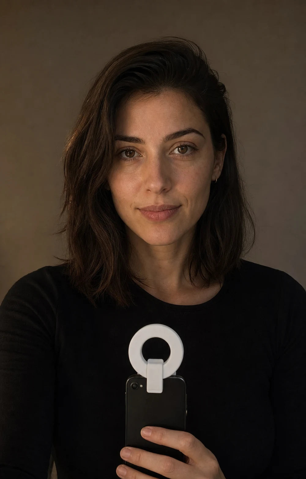 Portret realizat fără lumină suplimentară